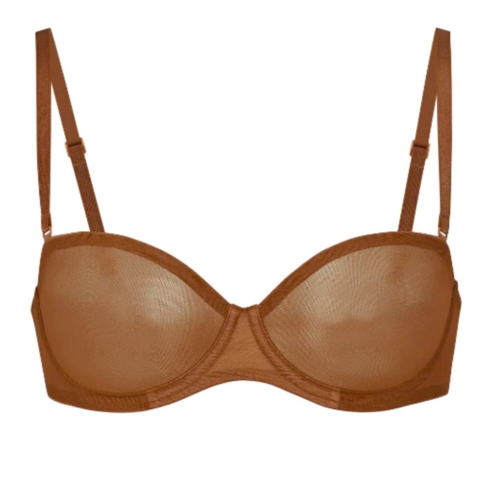 NWT Skims ultra fine mesh underwire convertible bra - size 32C - strapless